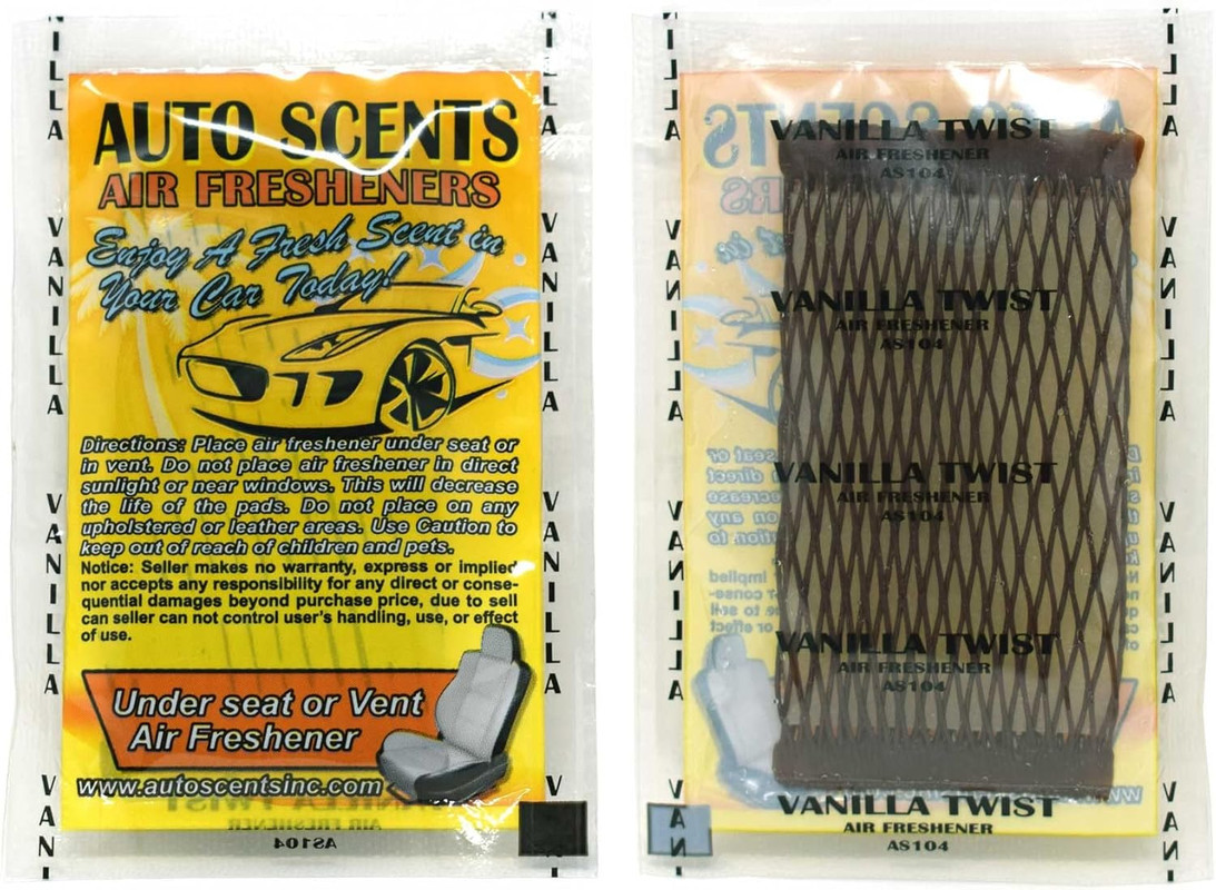 Ароматизатор автомобільний у подушечці AUTO SCENTS "Vanilla" (Ваніль), фото 1