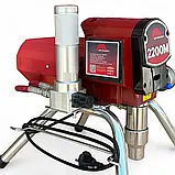 Поршневий безповітряний фарбувальний апарат Profinstrument 2200M (2.4 л/хв 1300 Вт), фото 3