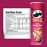 Чіпси Pringles Tangy Tomato Twist 102г, фото 4