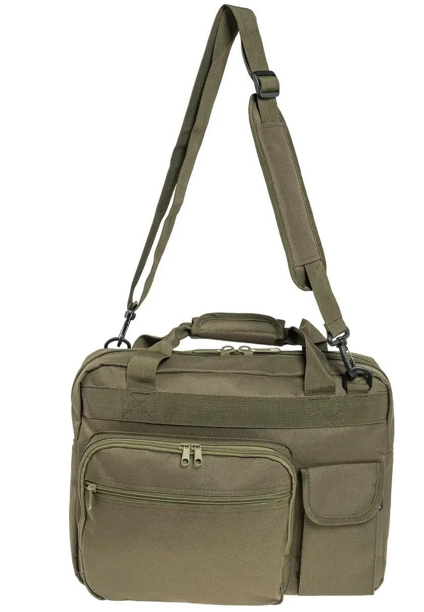 Сумка-потрфель для ноутбука 15.6 олива 13821001 Mil-Tec Німеччина, фото 1