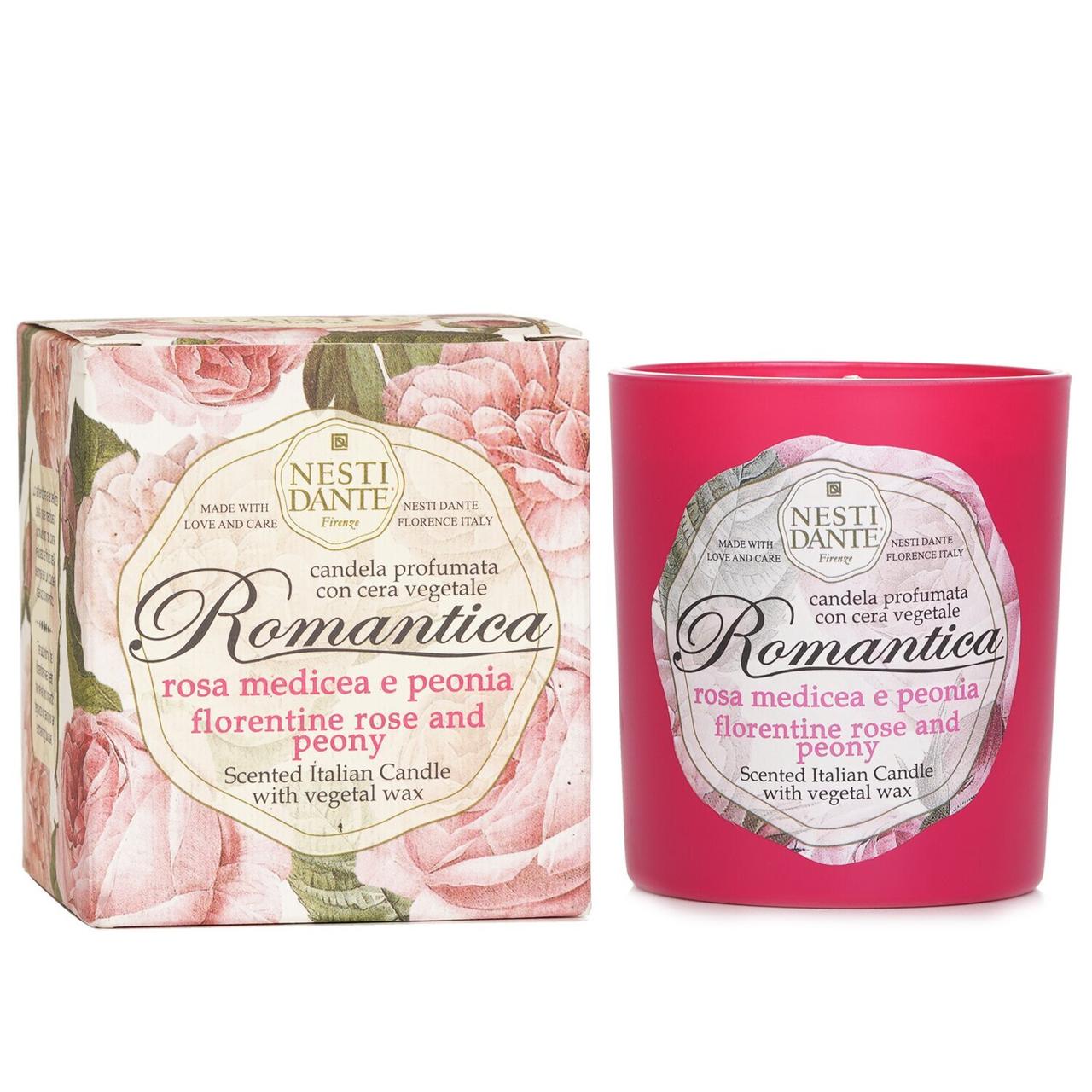 Ароматична свічка Nesti Dante Romantica Florentine Rose and Peony Троянди й Півонії 160г
