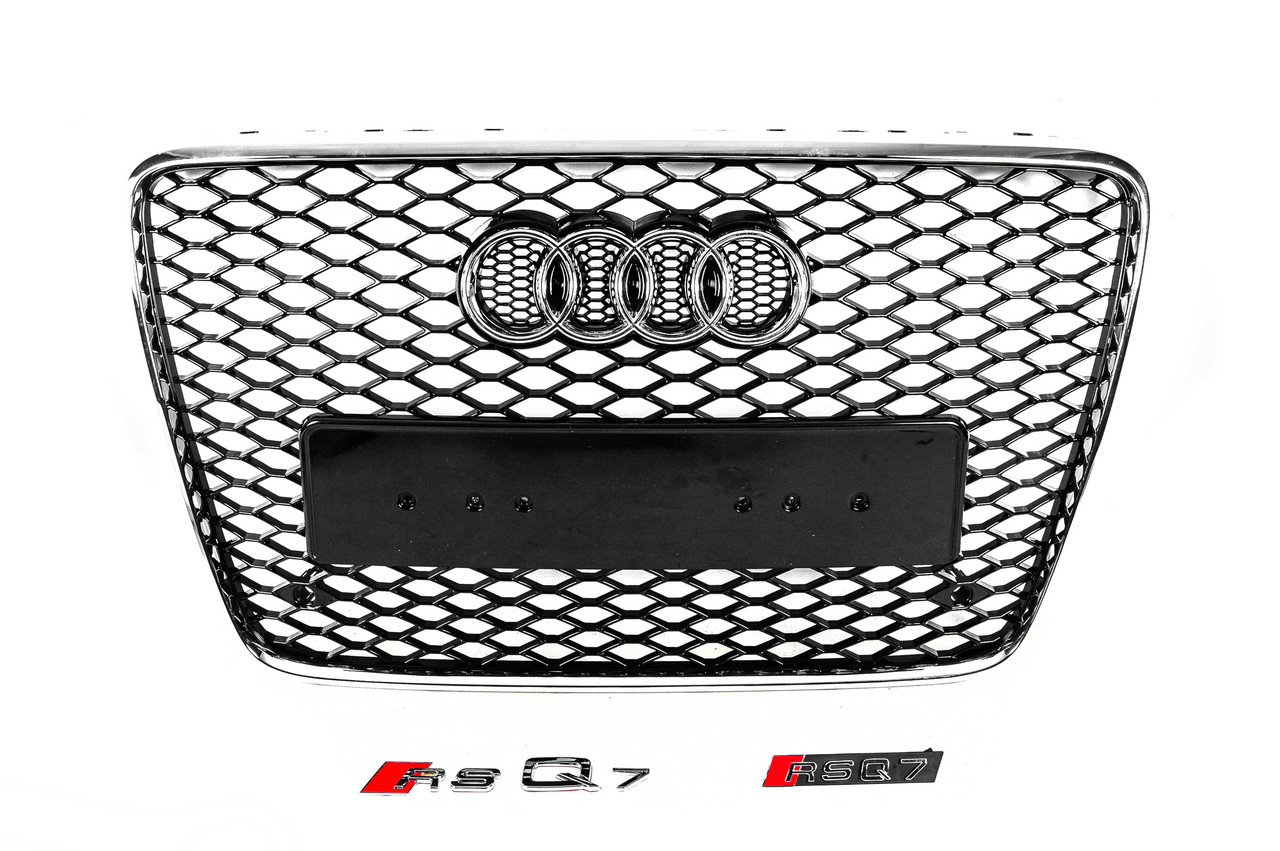 Передня решітка RSQ-Style (чорна з хромом) для Ауди Q7 2005-2015 рр