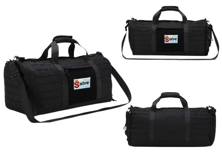 Тактична сумка похідна Solve Black Laser cut MOLLE на 40 л KT6003102