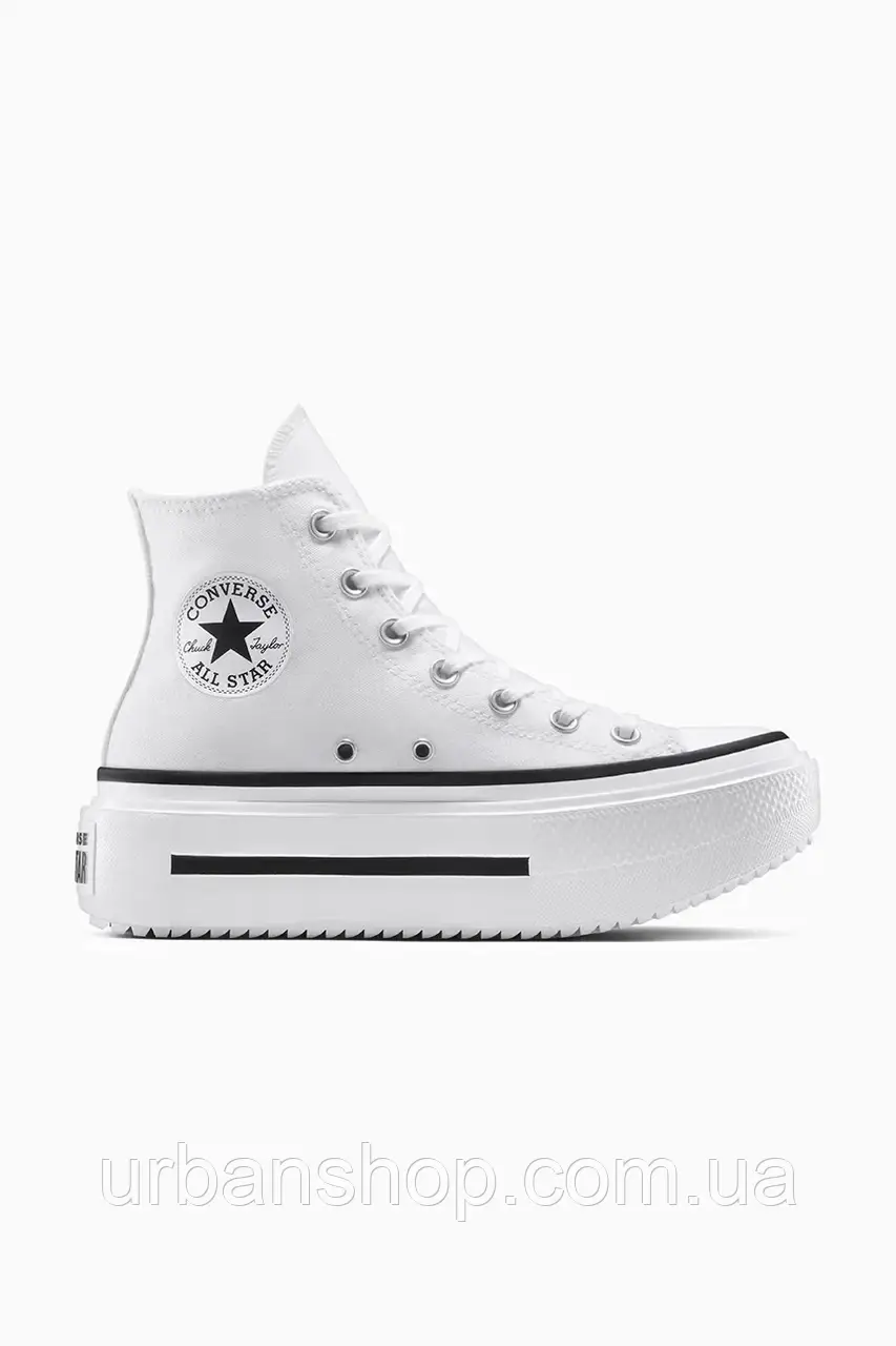 Urbanshop com ua Кеди Converse Chuck Taylor All Star Lift Double Stack колір білий A12976C РОЗМІРИ ЗАПИТУЙТЕ