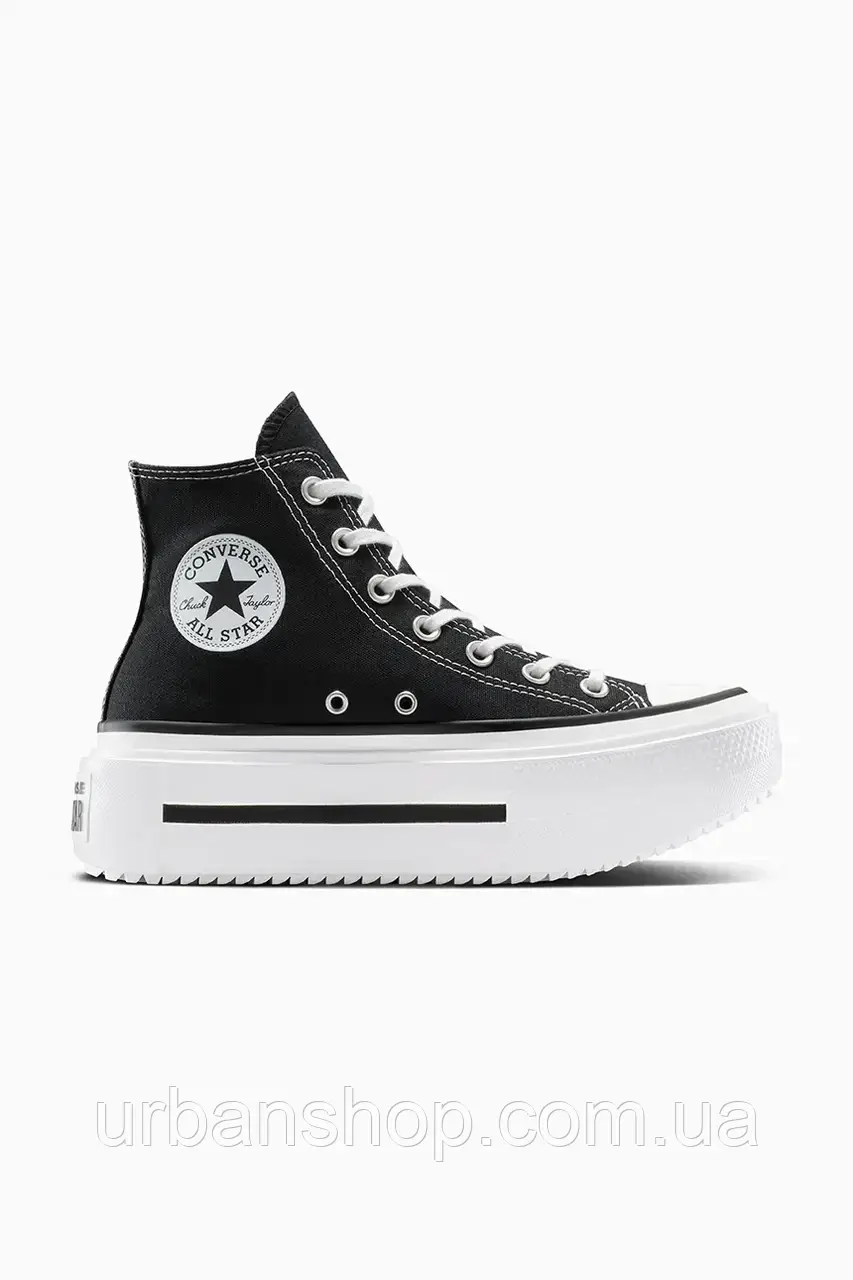 Urbanshop com ua Кеди Converse Chuck Taylor All Star Lift Double Stack колір чорний A12975C РОЗМІРИ ЗАПИТУЙТЕ