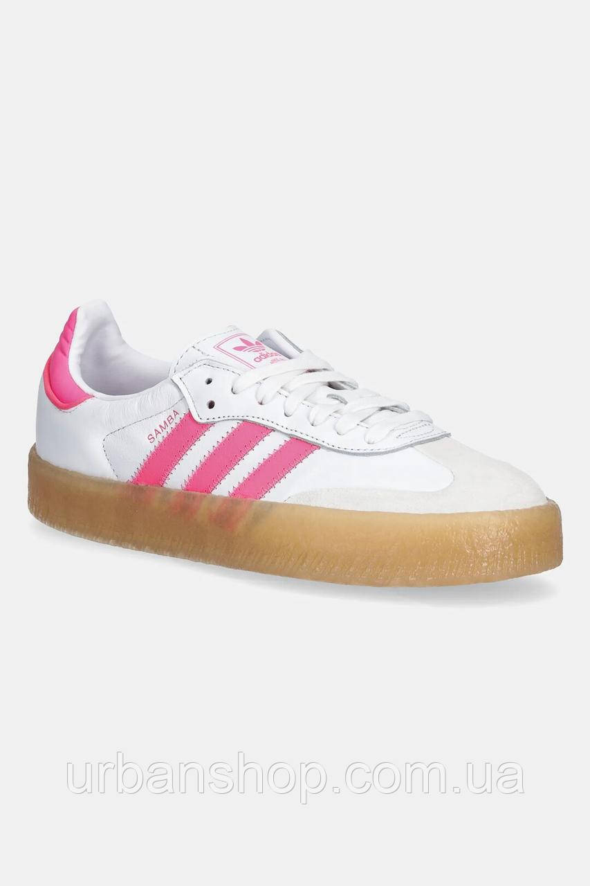 Urbanshop com ua Шкіряні кросівки adidas Originals Sambae колір білий JS3940 РОЗМІРИ ЗАПИТУЙТЕ