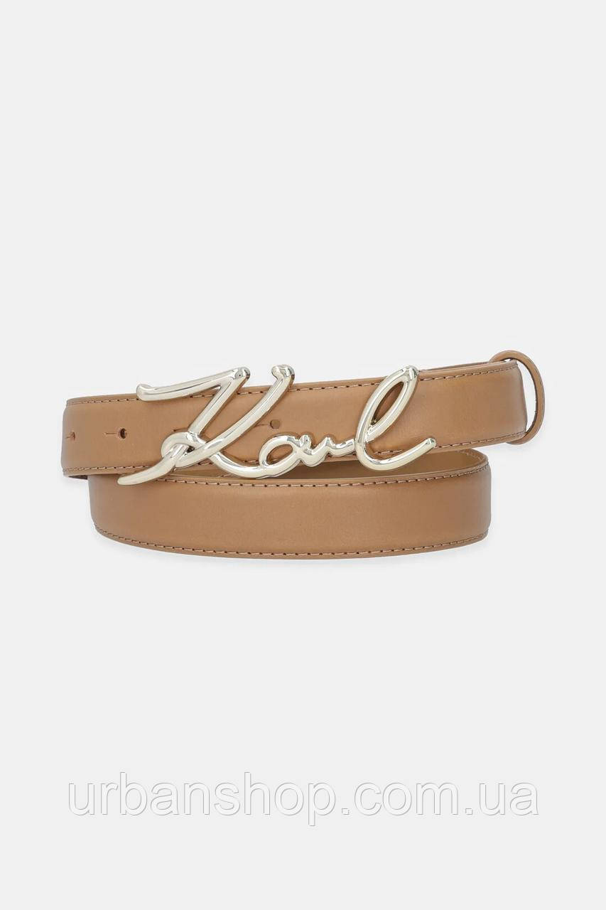 Urbanshop com ua Ремінь Karl Lagerfeld колір чорний A1W33205 РОЗМІРИ ЗАПИТУЙТЕ