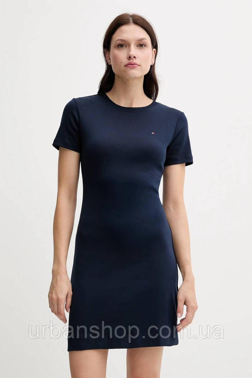 Urbanshop com ua Бавовняна сукня Tommy Hilfiger колір червоний mini розкльошена WW0WW42721 РОЗМІРИ ЗАПИТУЙТЕ