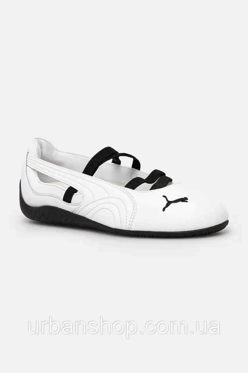 Urbanshop com ua Шкіряні балетки Puma Speedcat Ballet колір білий 403587 РОЗМІРИ ЗАПИТУЙТЕ