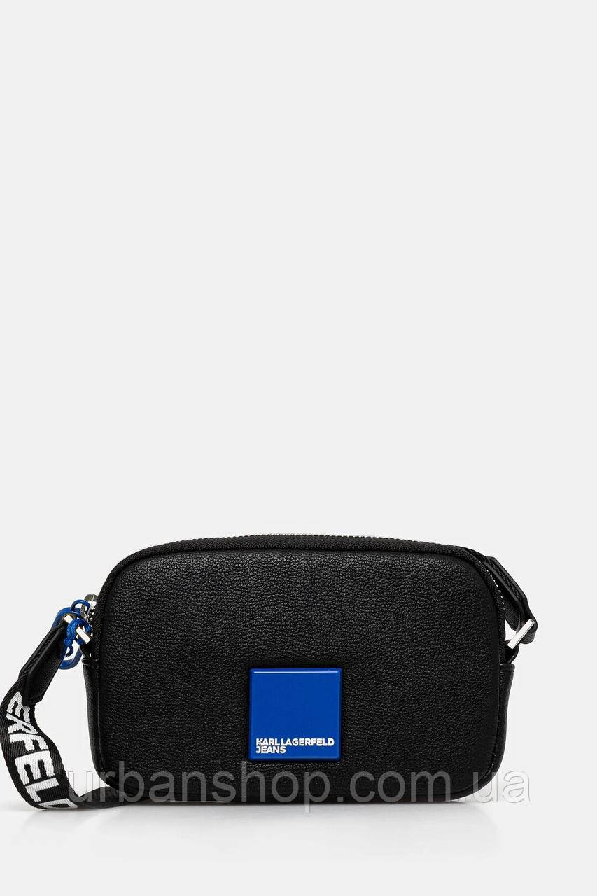 Urbanshop com ua Сумочка Karl Lagerfeld Jeans колір чорний A3W30204 РОЗМІРИ ЗАПИТУЙТЕ