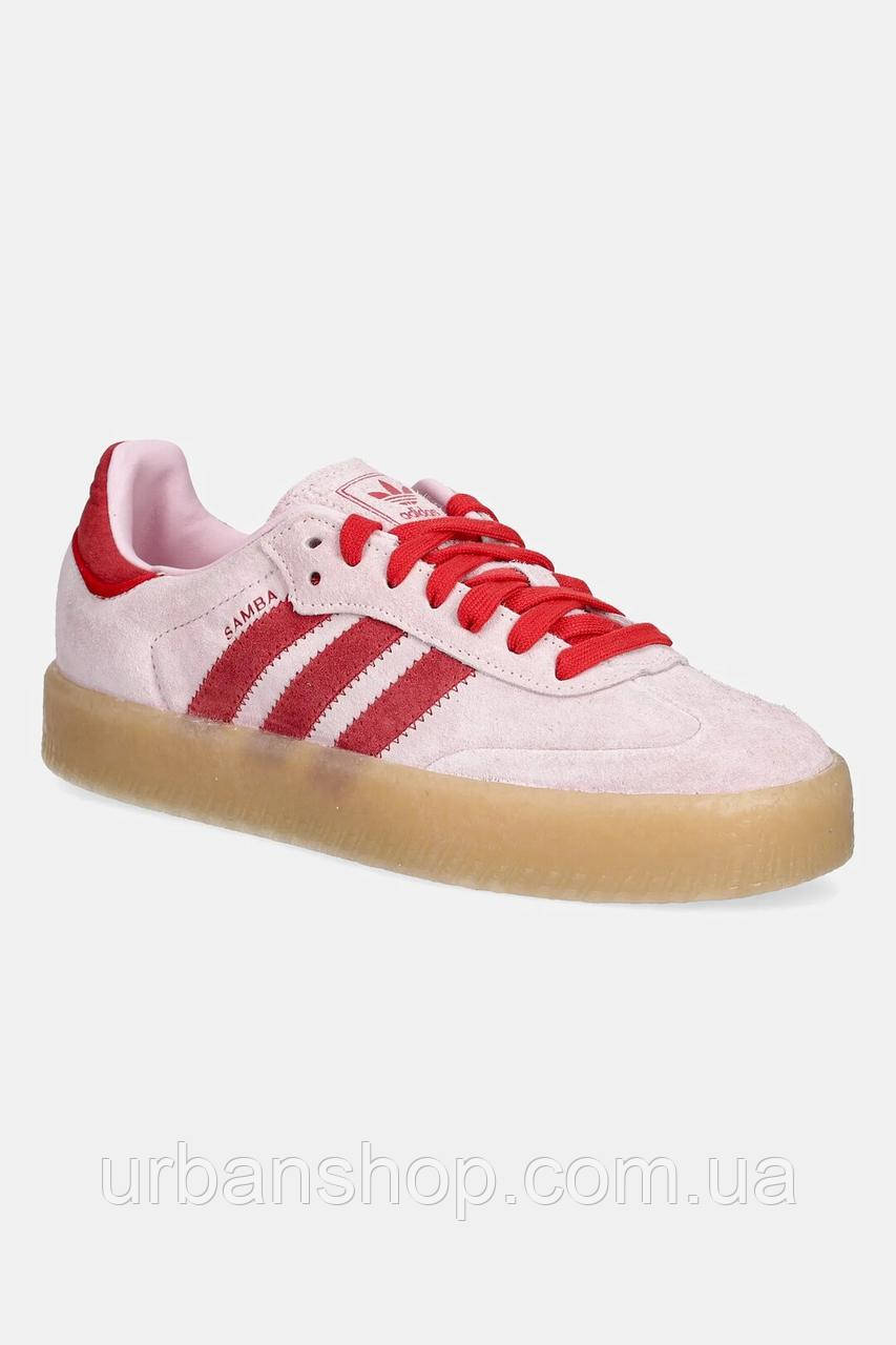 Urbanshop com ua Замшеві кросівки adidas Originals Sambae колір рожевий JS4500 РОЗМІРИ ЗАПИТУЙТЕ