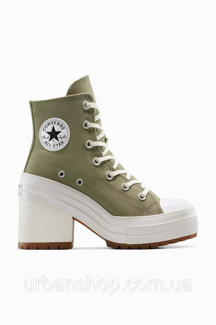 Urbanshop com ua Кеди Converse Chuck 70 De Luxe Heel колір зелений A11899C РОЗМІРИ ЗАПИТУЙТЕ