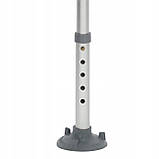 Поручень для унітаза 4FIZJO ручка безпеки, регульована White/Grey (P-5905973403443), фото 2