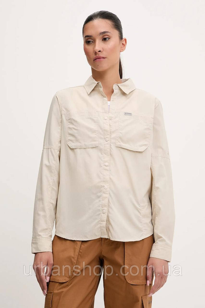 Urbanshop com ua Сорочка Columbia Skien Valley колір бежевий regular класичний комір 2119283 РОЗМІРИ ЗАПИТУЙТЕ