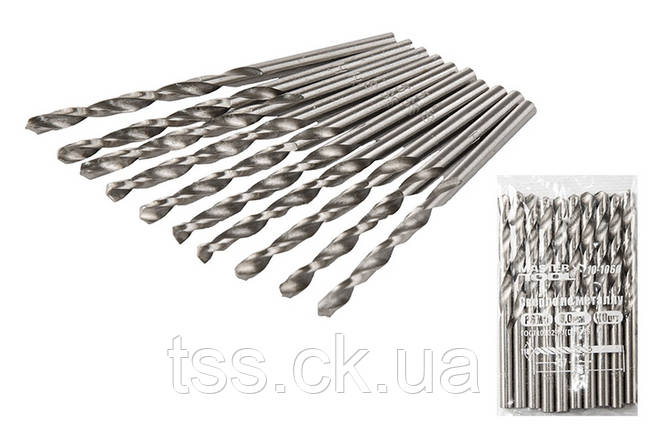 Свердло для металу MASTERTOOL HSS 6.0х93 мм WHITE 10-1060, фото 1