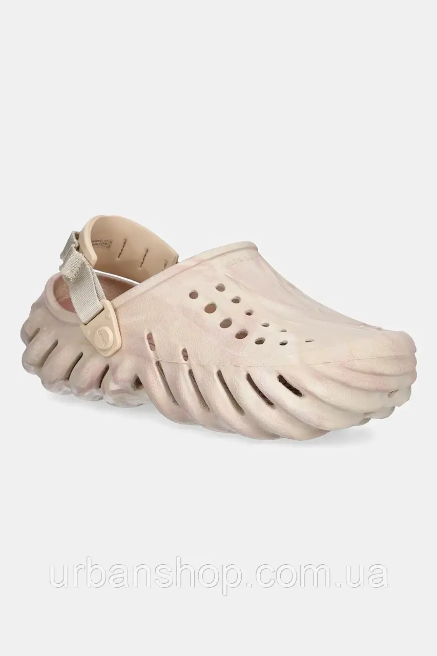 Urbanshop com ua Шльопанці Crocs Echo Marbled Clog колір рожевий 208454 РОЗМІРИ ЗАПИТУЙТЕ