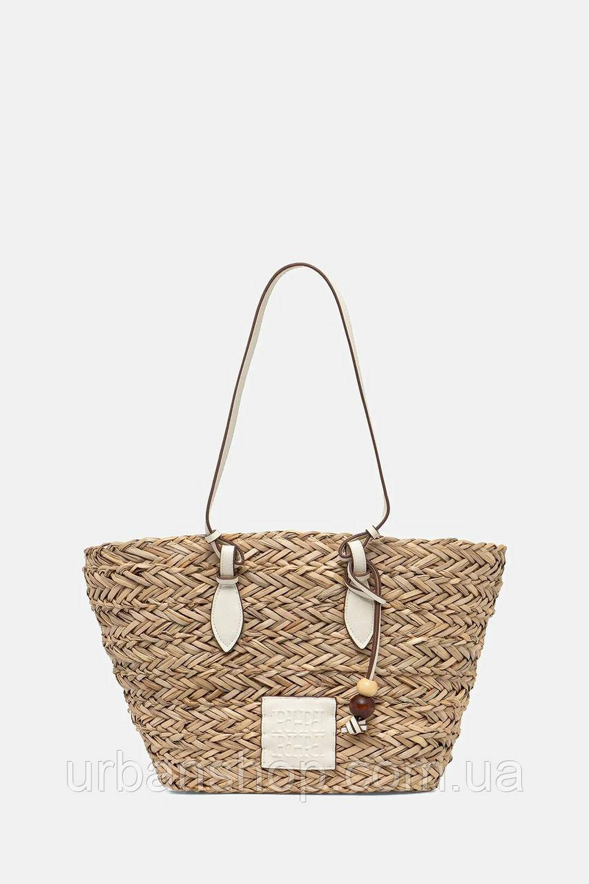 Urbanshop com ua Пляжний кошик Pedro del Hierro колір бежевий 1119578 РОЗМІРИ ЗАПИТУЙТЕ