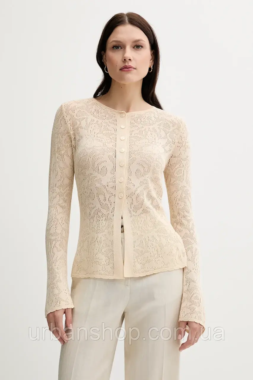 Urbanshop com ua Джемпер Sisley колір бежевий легке 1084M500P РОЗМІРИ ЗАПИТУЙТЕ