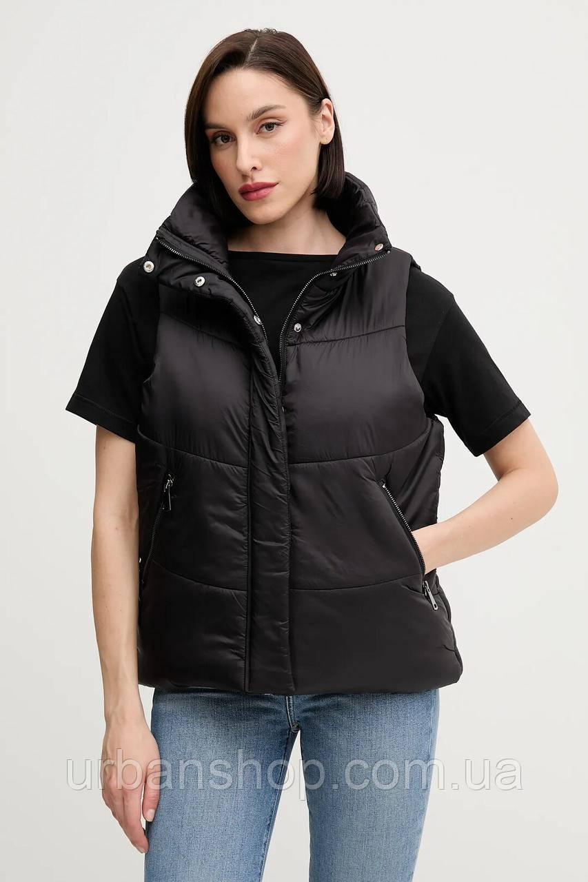 Urbanshop com ua Безрукавка Sisley колір чорний зимова 6G6HW800N РОЗМІРИ ЗАПИТУЙТЕ