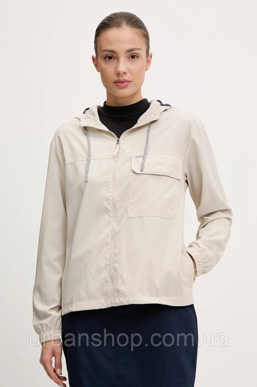 Urbanshop com ua Спортивна кофта Columbia Skien Valley колір бежевий 2124283 РОЗМІРИ ЗАПИТУЙТЕ