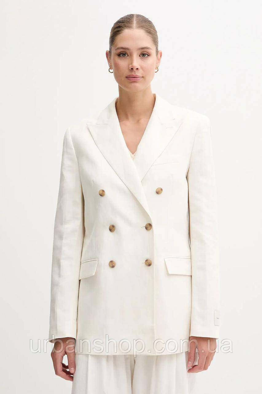 Urbanshop com ua Безрукавка Pedro del Hierro колір бежевий однобортна 4539645 РОЗМІРИ ЗАПИТУЙТЕ