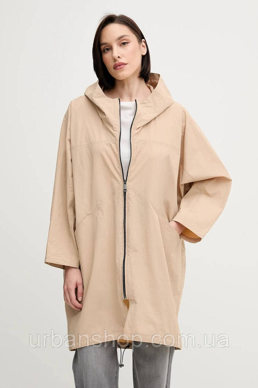 Urbanshop com ua Куртка Sisley колір бежевий перехідна oversize 6G6HW800P РОЗМІРИ ЗАПИТУЙТЕ