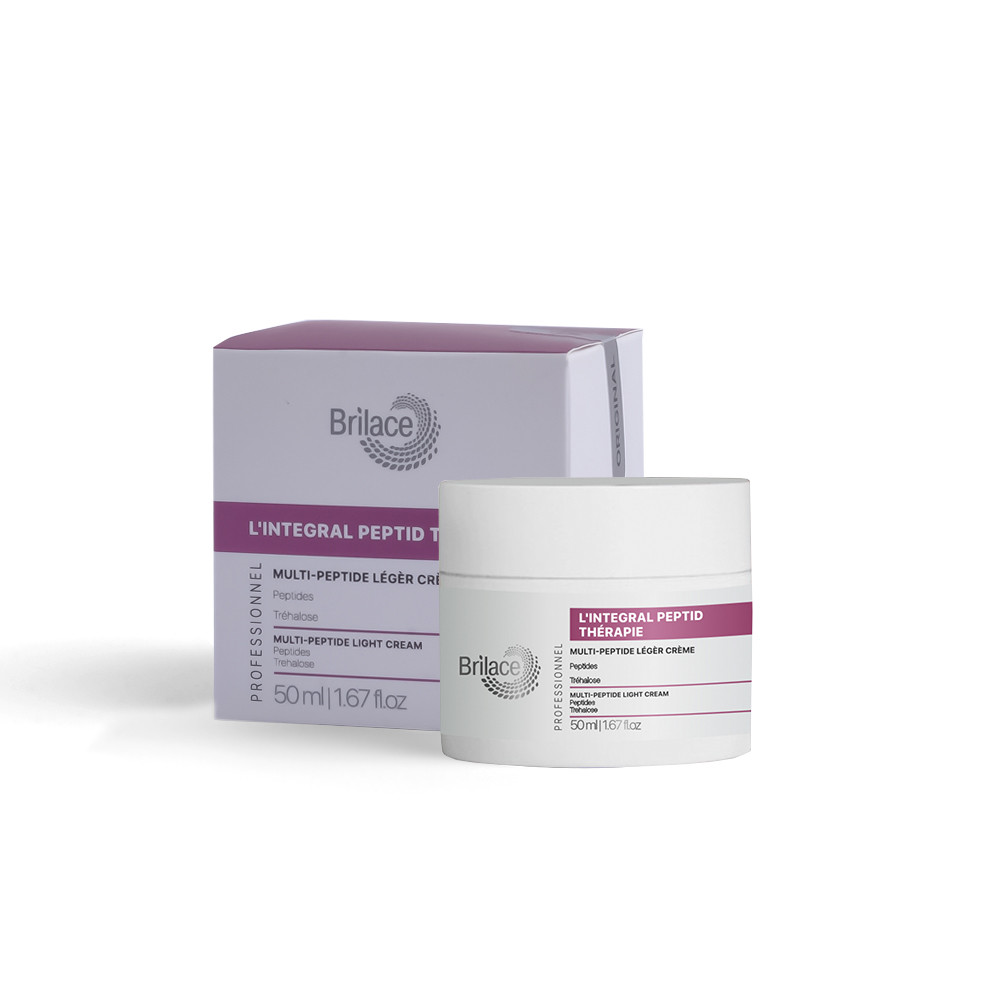 Легкий мульти-пептидний крем Multi peptide light cream Brilace, 50 мл, фото 1