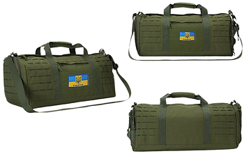 Тактична сумка похідна Solve Олива на 40 л Laser cut MOLLE  KT6003101 peremogaua