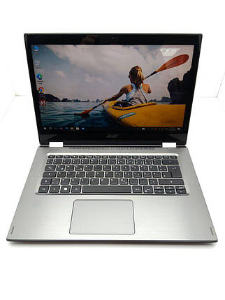 Б/в Ноутбук Acer Spin 3 SP314 14" 1920x1080 Сенсорний| Core i5-8265U| 8 GB RAM| 120 GB SSD| UHD, фото 1