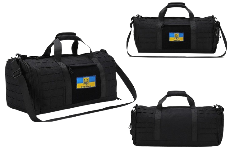 Тактична сумка похідна Solve Black на 40 л Laser cut MOLLE  KT6003102 peremogaua, фото 1