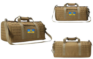 Тактична сумка похідна Solve Койот на 40 л Laser cut MOLLE  KT6003105 peremogaua