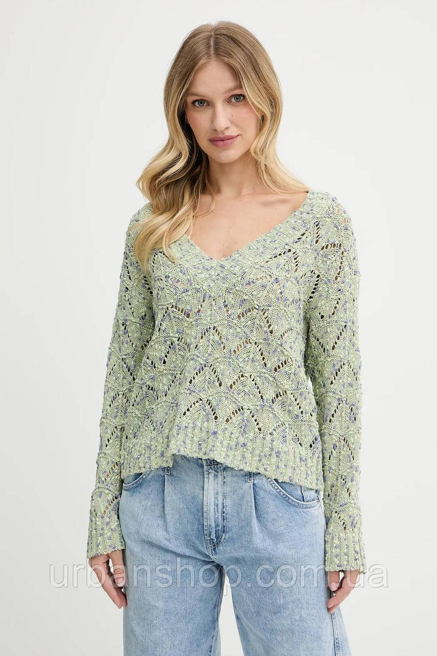 Urbanshop com ua Светр Pepe Jeans колір зелений легкий PL702306 РОЗМІРИ ЗАПИТУЙТЕ