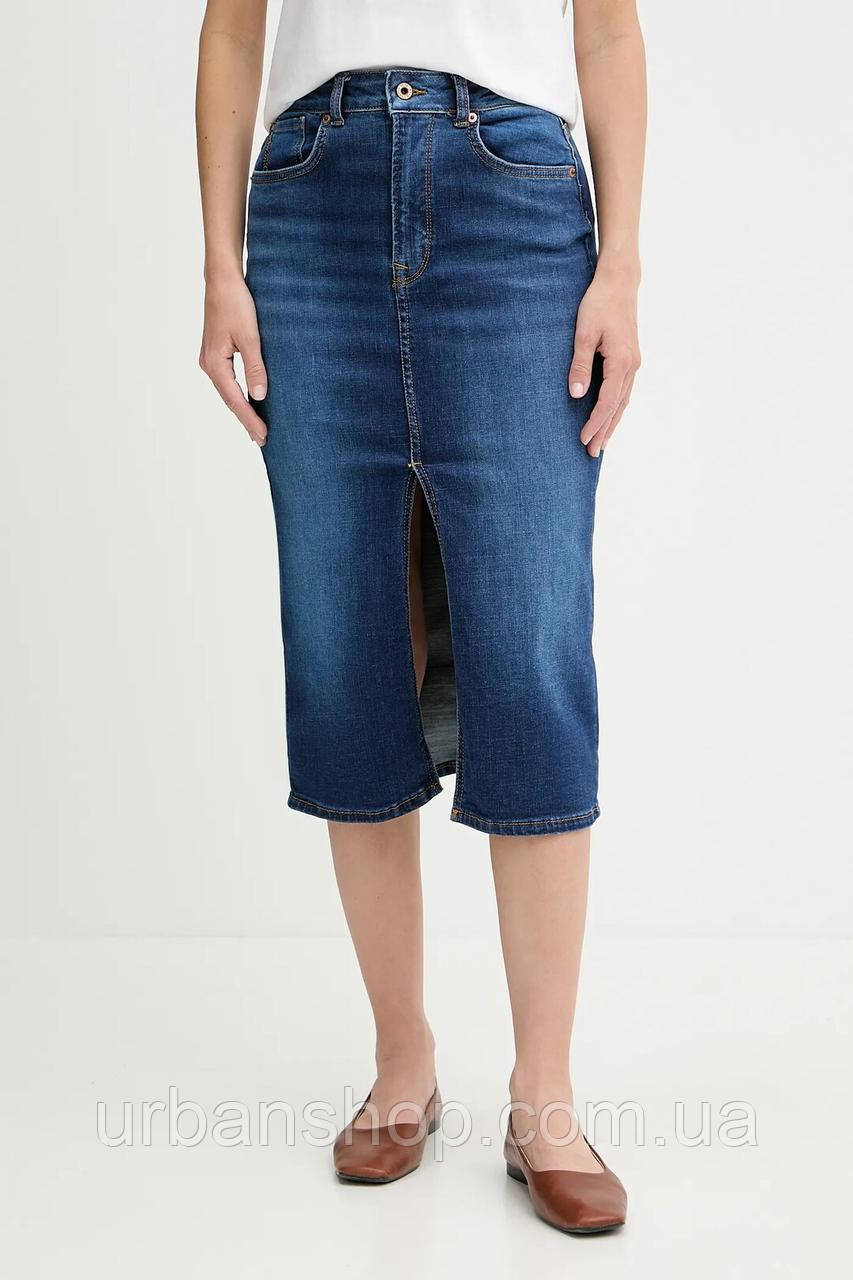 Urbanshop com ua Джинсова спідниця Pepe Jeans midi олівець PL9011865FB РОЗМІРИ ЗАПИТУЙТЕ