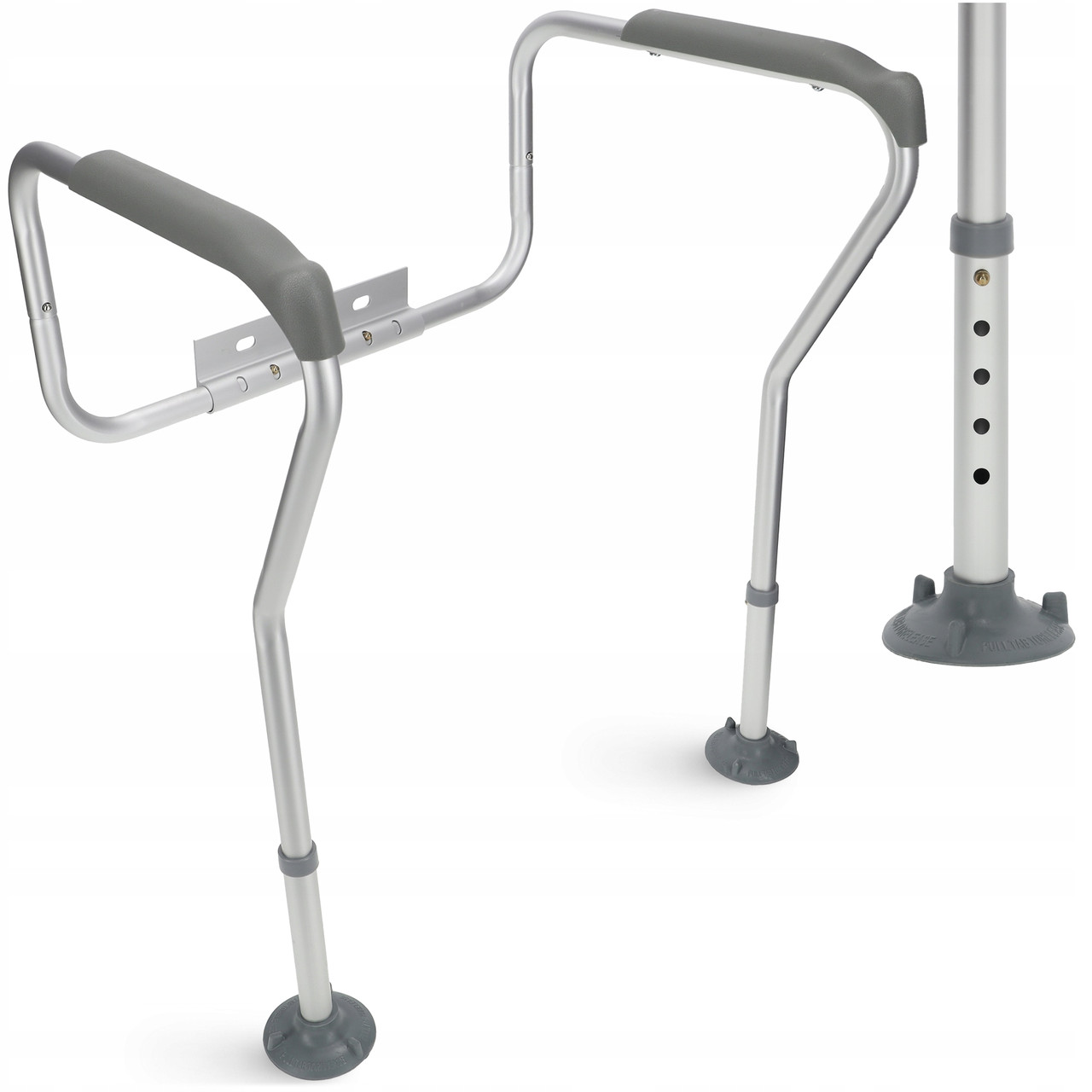 Поручень для унітаза 4FIZJO ручка безпеки, регульована White/Grey (P-5905973403443), фото 1