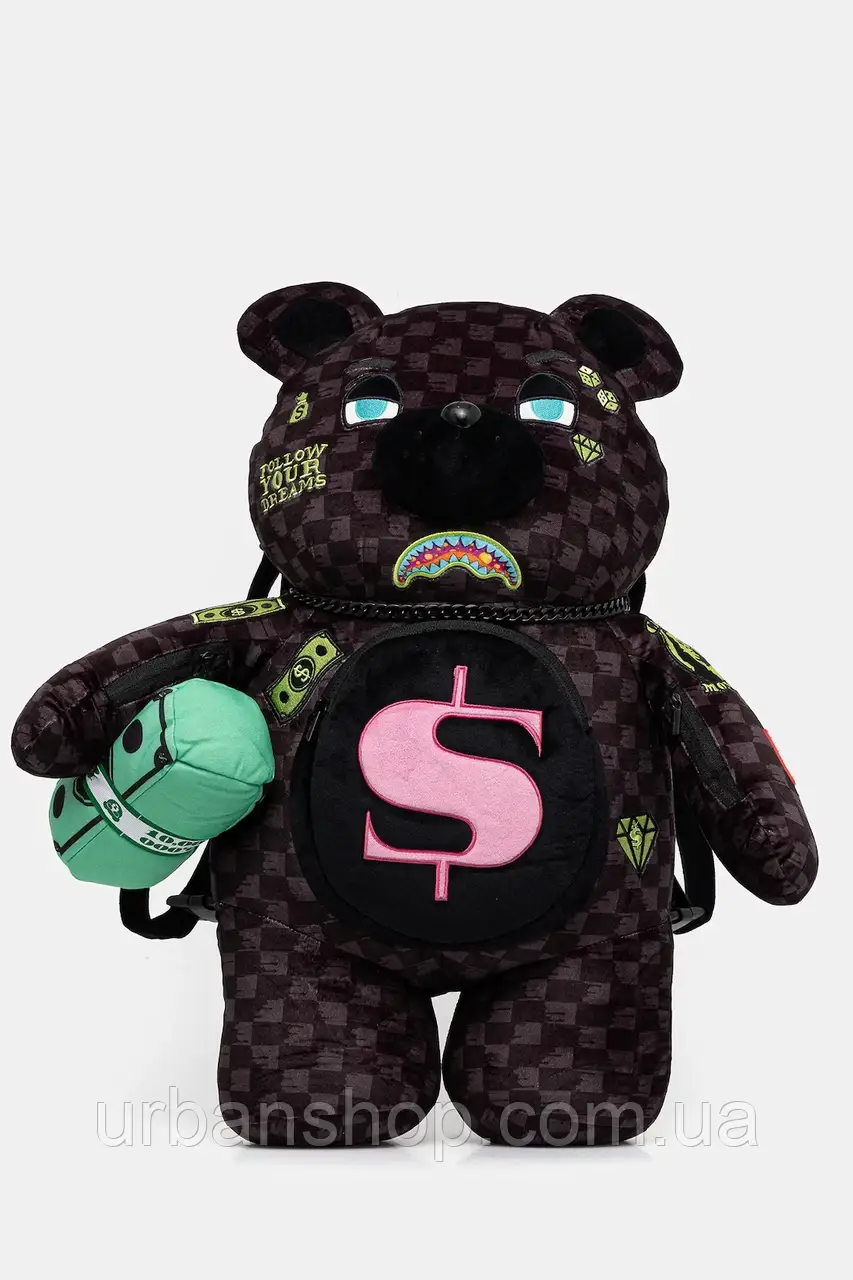 Urbanshop com ua Рюкзак Sprayground колір чорний малий візерунок 910B7467NSZ РОЗМІРИ ЗАПИТУЙТЕ