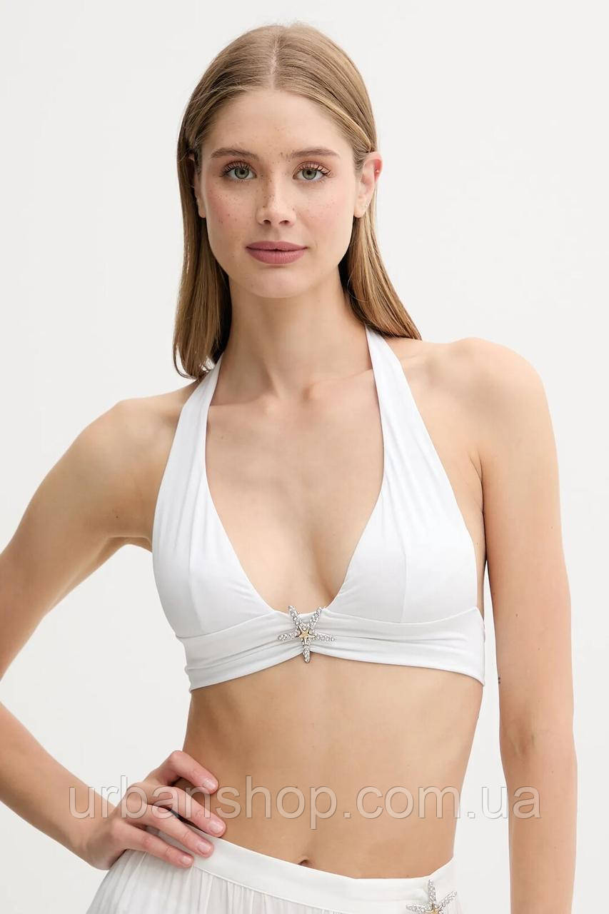 Urbanshop com ua Купальний бюстгальтер Guess колір білий м'яка чашечка E5GJ24 KC692 РОЗМІРИ ЗАПИТУЙТЕ