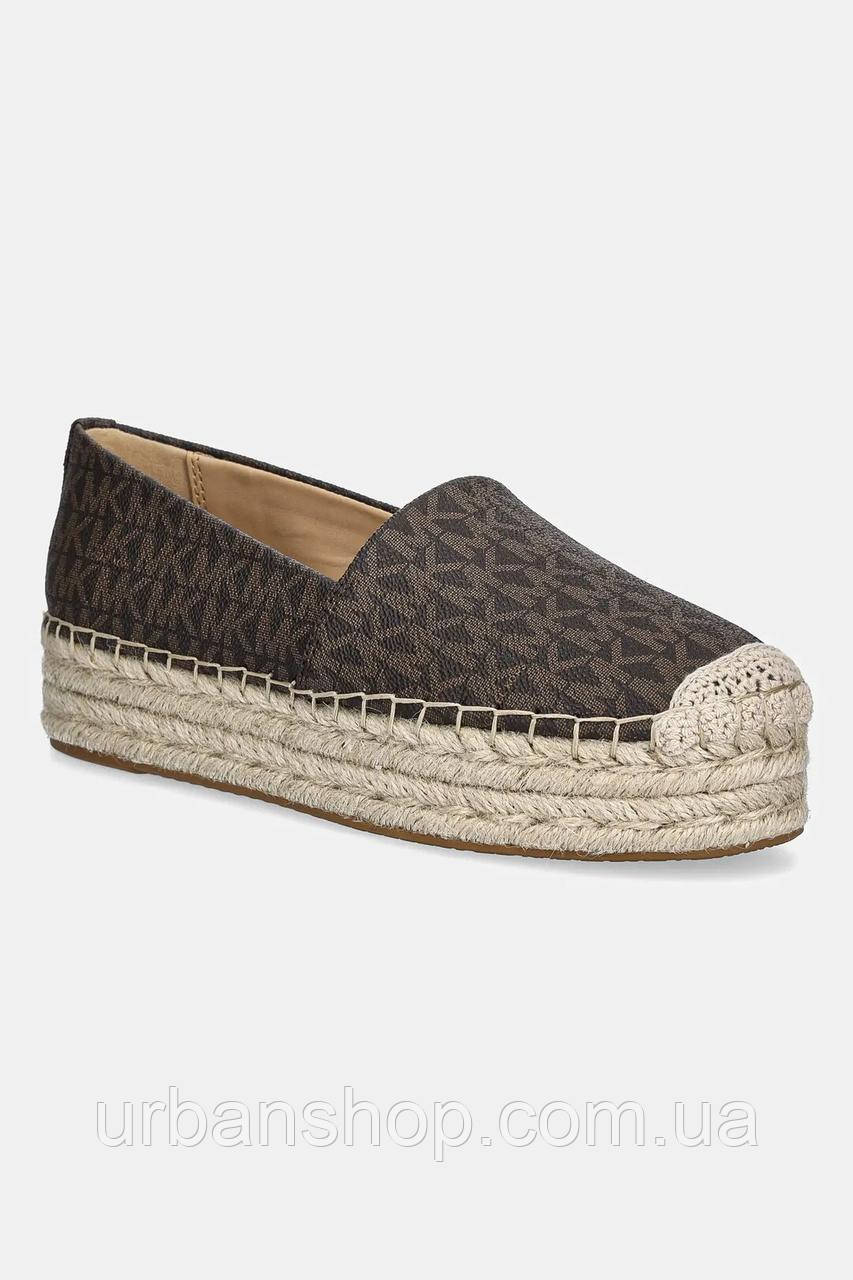 Urbanshop com ua Еспадрилі MICHAEL Michael Kors Lynn колір коричневий на платформі 40S5LYFP1B.200 РОЗМІРИ