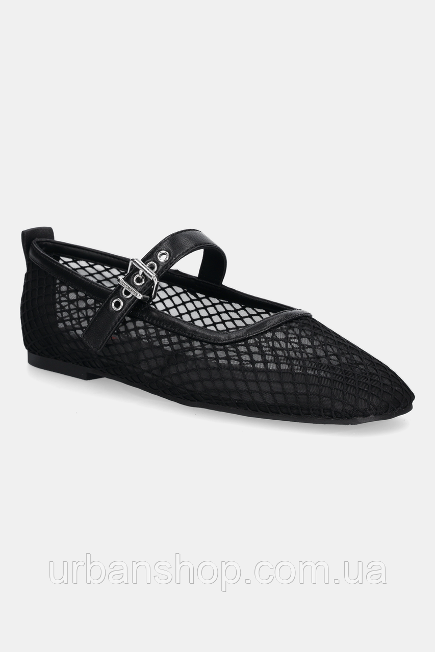 Urbanshop com ua Балетки Tommy Jeans TJW MESH MARYJANE BALLERINA колір чорний EN0EN02872 РОЗМІРИ ЗАПИТУЙТЕ