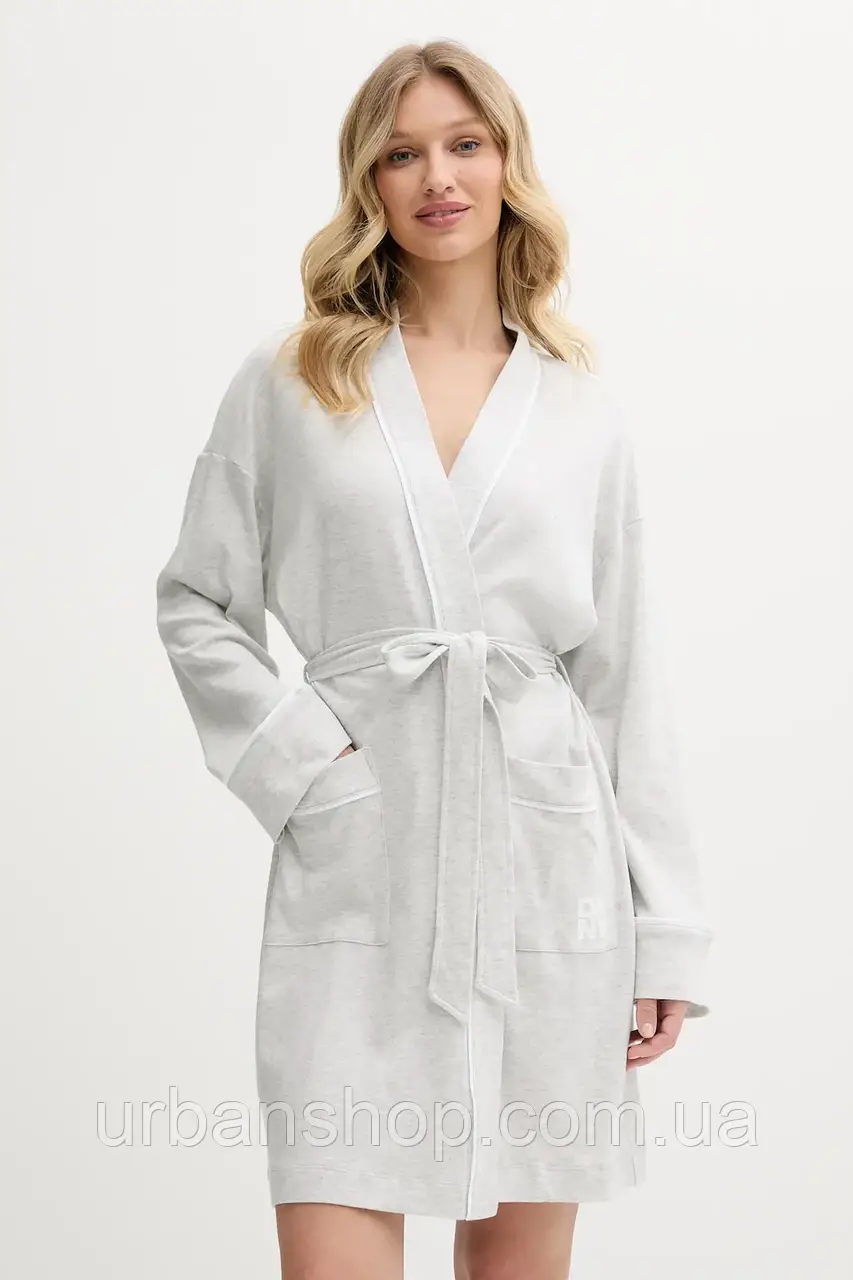 Urbanshop com ua Халат Dkny колір сірий YI10046 РОЗМІРИ ЗАПИТУЙТЕ