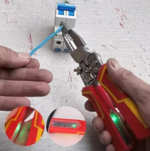 Мультитул плоскогубці містять 9 функцій, необхідних у роботі з електричними проводами 9-в-1, фото 1