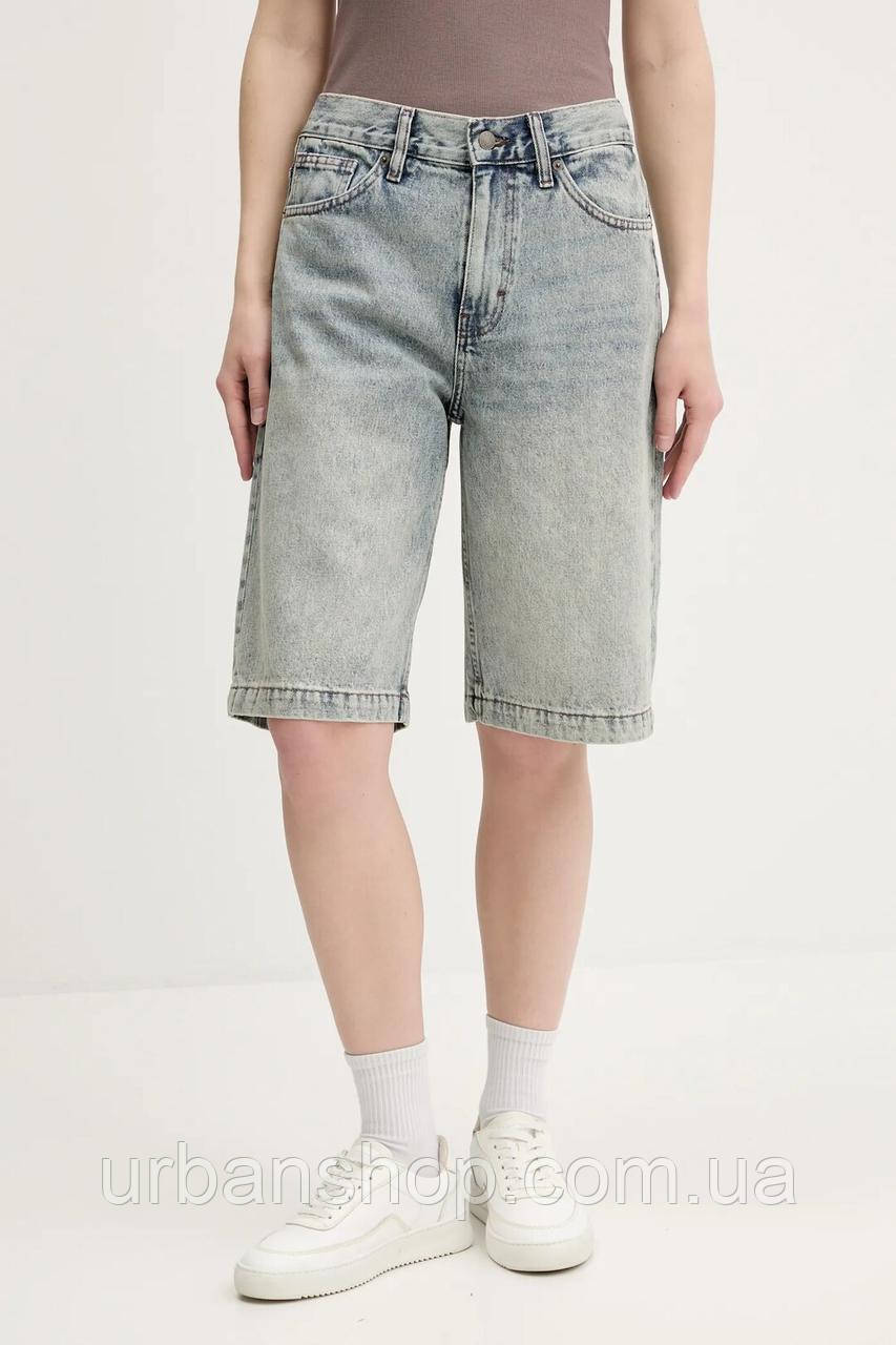 Urbanshop com ua Джинсові шорти Guess Originals однотонна висока посадка M5GD52 D5MKF РОЗМІРИ ЗАПИТУЙТЕ