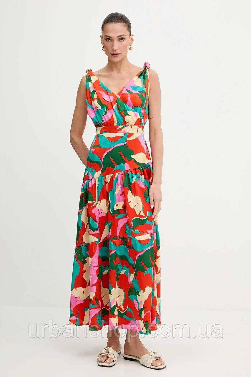 Urbanshop com ua Сукня Morgan колір помаранчевий maxi розкльошена RBY.F РОЗМІРИ ЗАПИТУЙТЕ