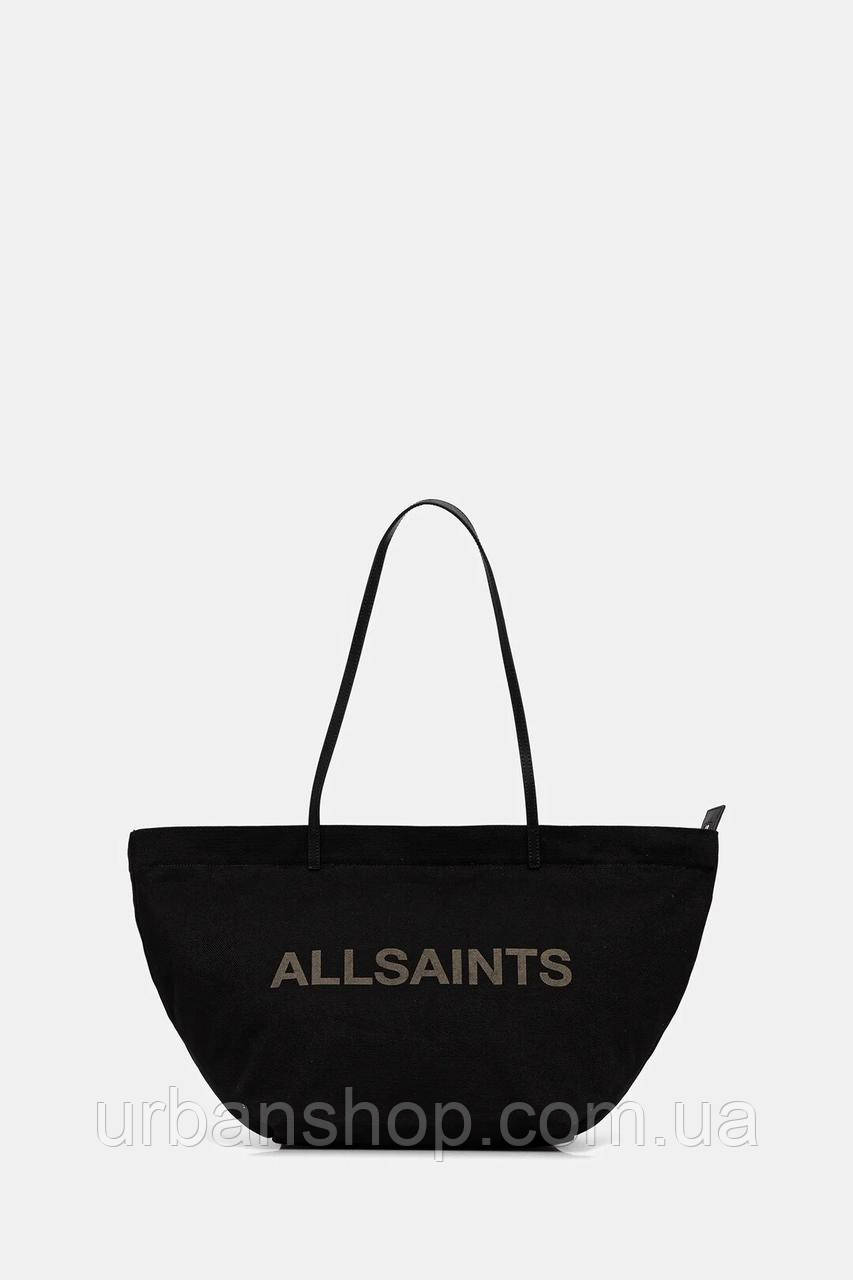 Urbanshop com ua Бавовняна сумка AllSaints SERAFINA колір чорний W323XC РОЗМІРИ ЗАПИТУЙТЕ