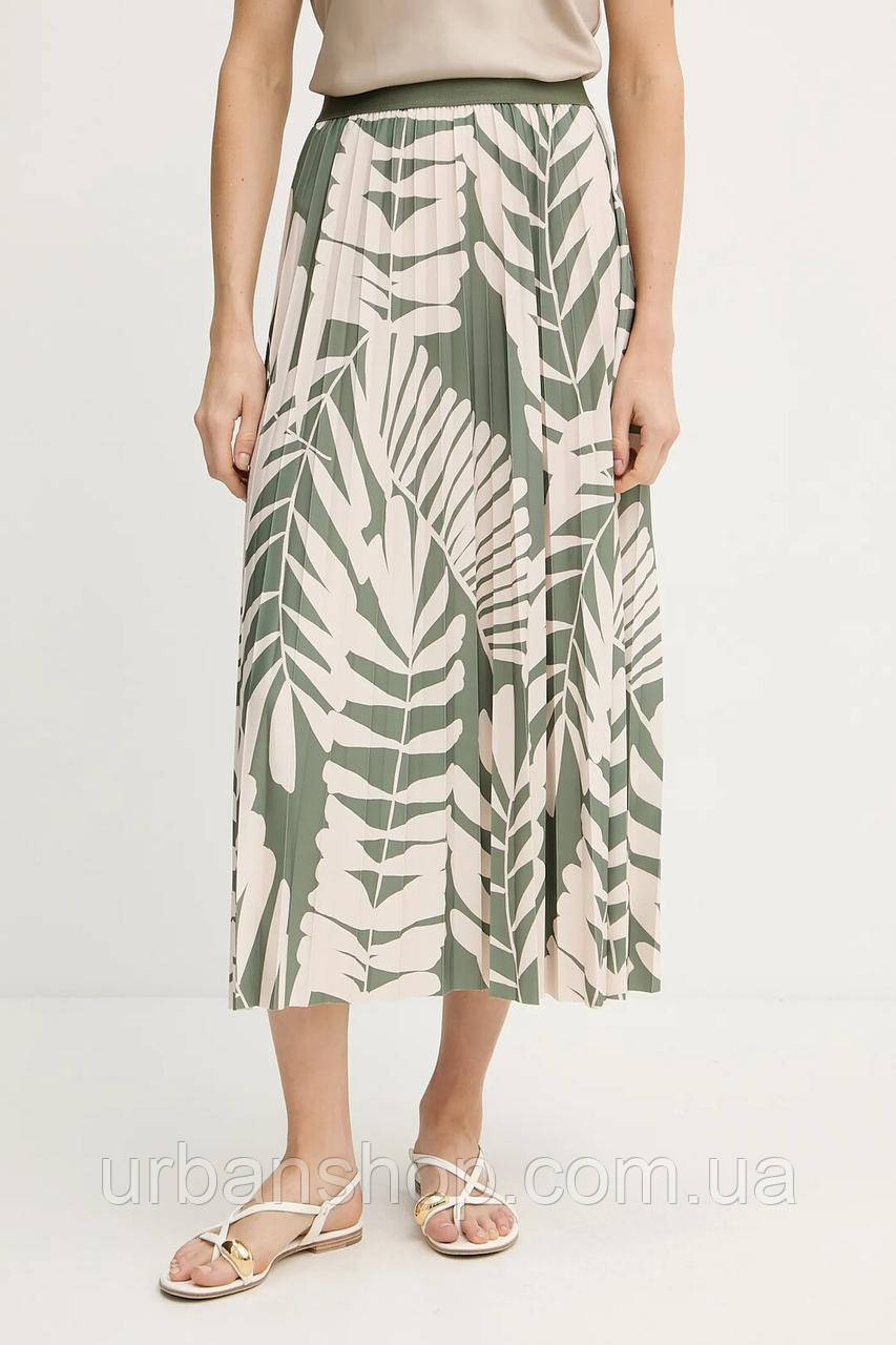Urbanshop com ua Спідниця OUI колір зелений maxi розкльошена 93505 РОЗМІРИ ЗАПИТУЙТЕ