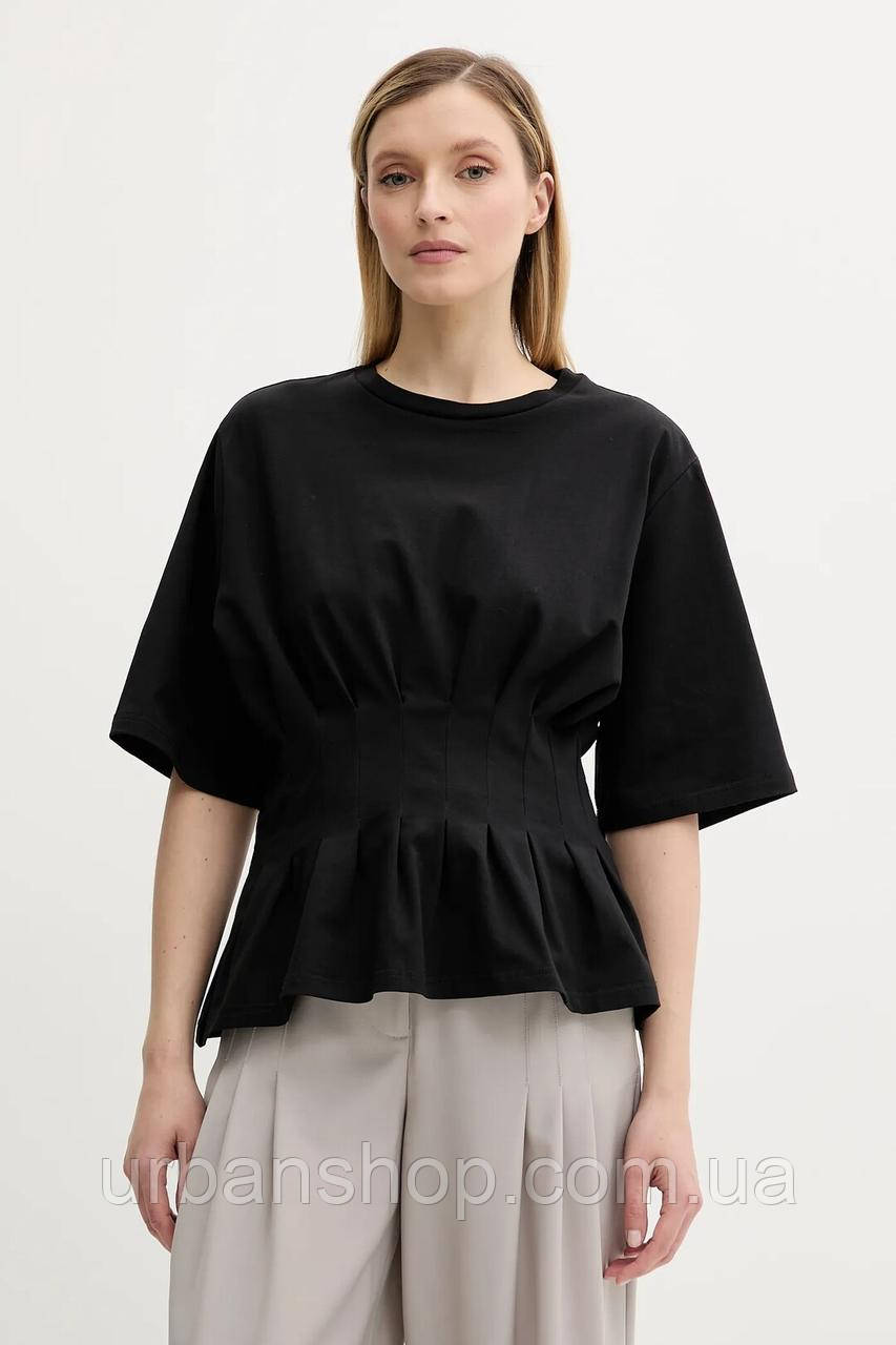 Urbanshop com ua Футболка Gestuz колір чорний 10910147 РОЗМІРИ ЗАПИТУЙТЕ