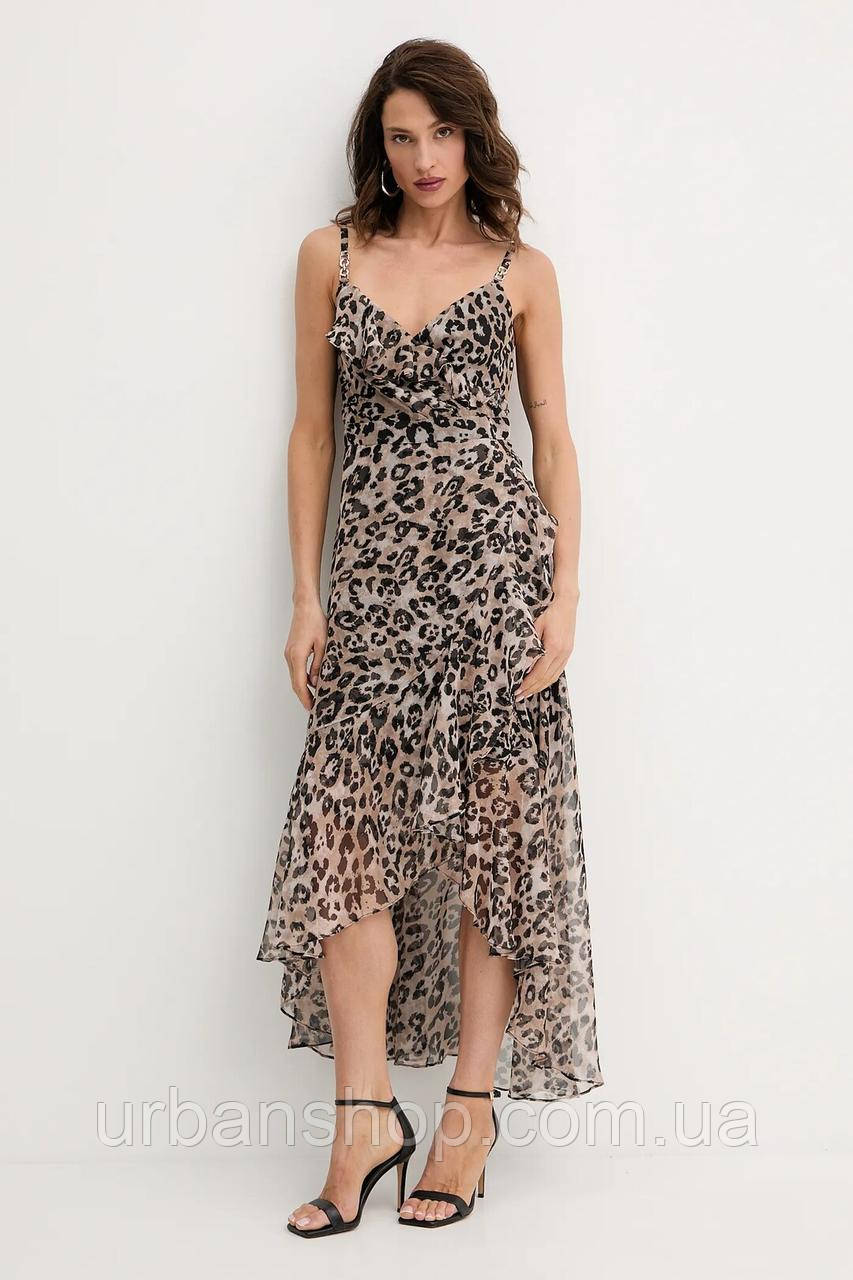 Urbanshop com ua Сукня Morgan колір коричневий maxi пряма RDOLS РОЗМІРИ ЗАПИТУЙТЕ