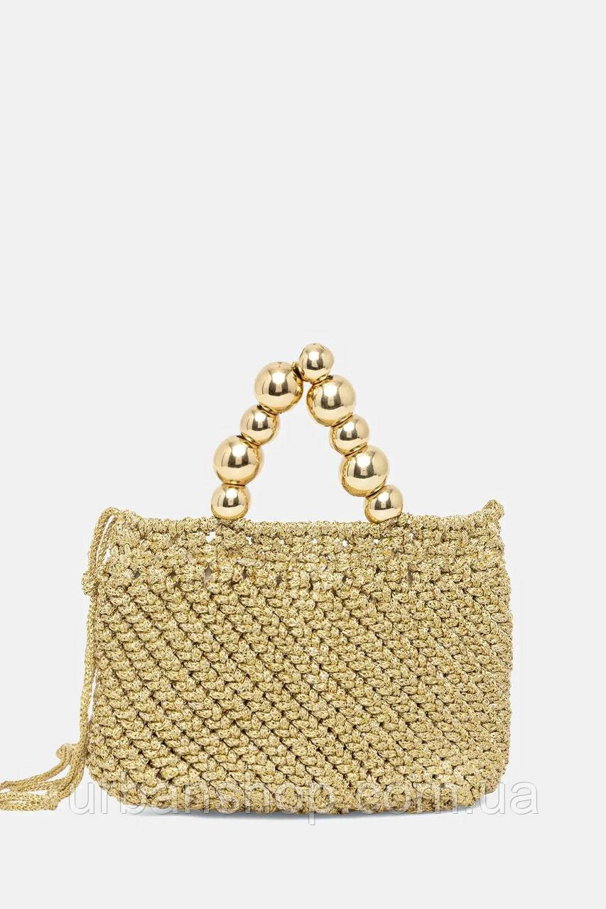 Urbanshop com ua Сумочка Pedro del Hierro колір золотий 1119576 РОЗМІРИ ЗАПИТУЙТЕ