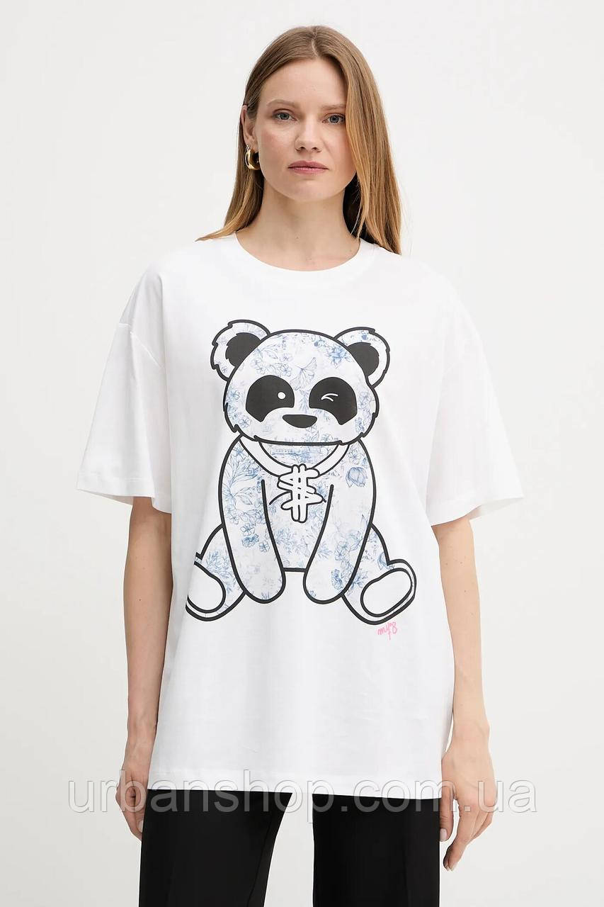 Urbanshop com ua Бавовняна футболка Twinset колір білий 251AQ2052 РОЗМІРИ ЗАПИТУЙТЕ