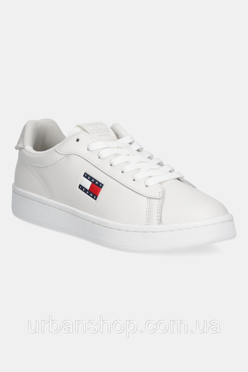 Urbanshop com ua Шкіряні кросівки Tommy Jeans ARCHIVE' 98 колір бежевий EN0EN02815 РОЗМІРИ ЗАПИТУЙТЕ