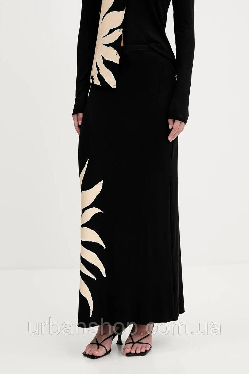 Urbanshop com ua Спідниця Never Fully Dressed колір чорний maxi пряма NFDSK690 РОЗМІРИ ЗАПИТУЙТЕ